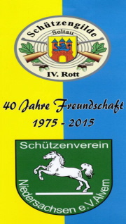 Flagge zur 40-jährigen Freundschaft mit dem IV. Rott