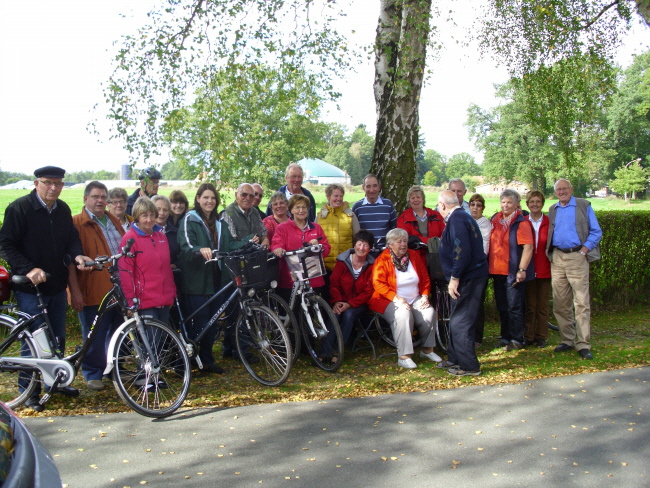 Teilnehmer der Fahrradtour