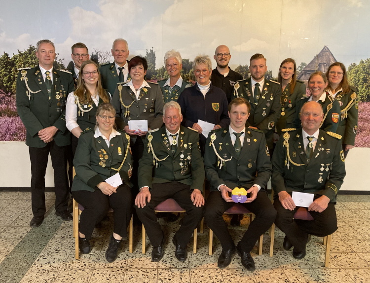Siegreiche Schützen unseres Niedersachsen-Pokal-Schießens